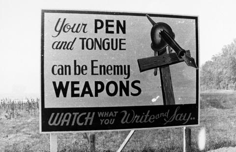 Your pen and tongue can be enemy weapons